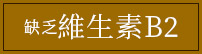 缺乏維生素B2